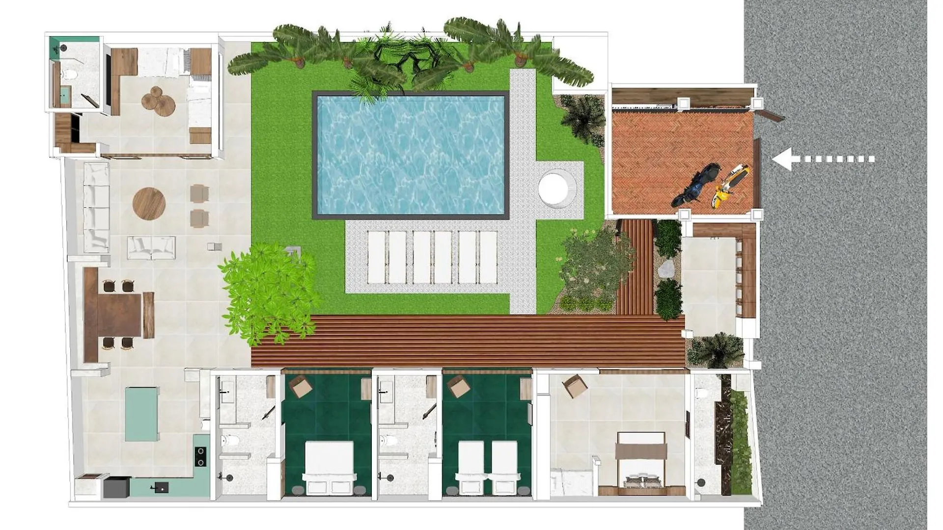 Villa Bali Manis - Modern Luxury 4Br Villa Walk To Seminyak Street With Private Pool 0*,  Indonezja